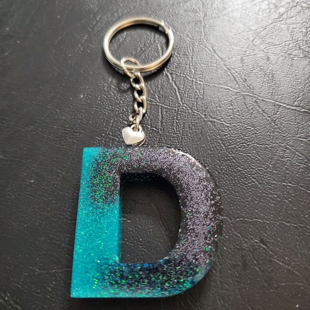 Handmade resin keychain
